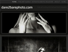 Tablet Screenshot of dare2barephoto.com